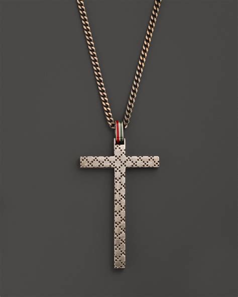 gucci diamantissima cross|Gucci jewelry for men.